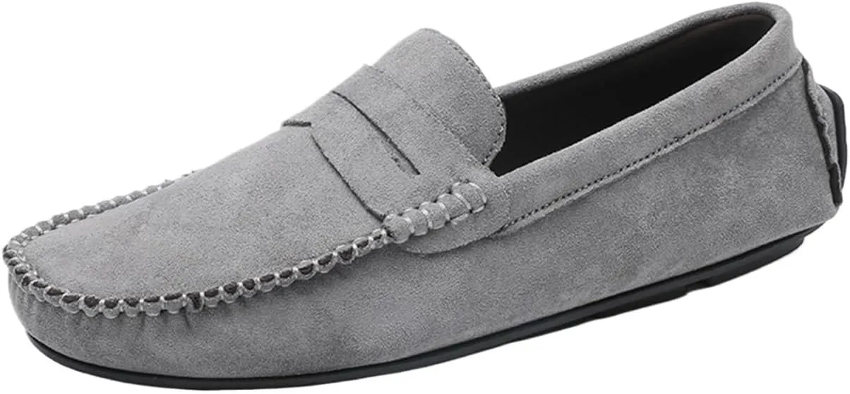 Men's Classic Loafers ?C Simple Smoking Moccasins, Flexible Anti-Slip Shoes, Comfortable and Fashionable Slip-Ons
