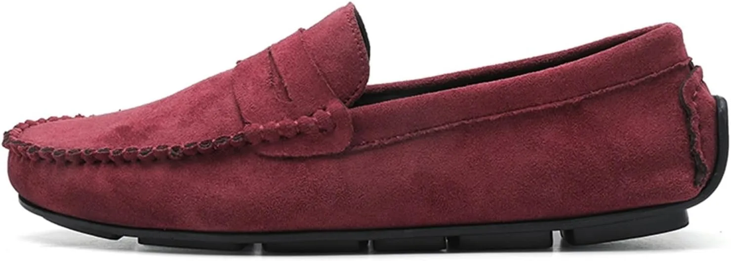 Men's Classic Loafers ?C Simple Smoking Moccasins, Flexible Anti-Slip Shoes, Comfortable and Fashionable Slip-Ons