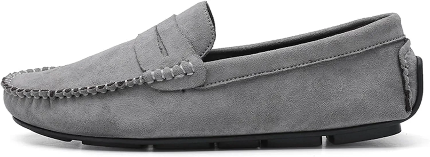Men's Classic Loafers ?C Simple Smoking Moccasins, Flexible Anti-Slip Shoes, Comfortable and Fashionable Slip-Ons