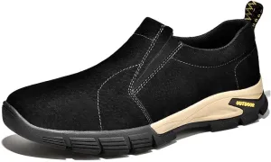 Mens Classic Loafers Non-Slip Casual Walking Shoes Lightweight Outdoor Shoes Breathable Comfortable Work Shoes