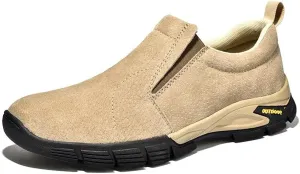 Mens Classic Loafers Non-Slip Casual Walking Shoes Lightweight Outdoor Shoes Breathable Comfortable Work Shoes