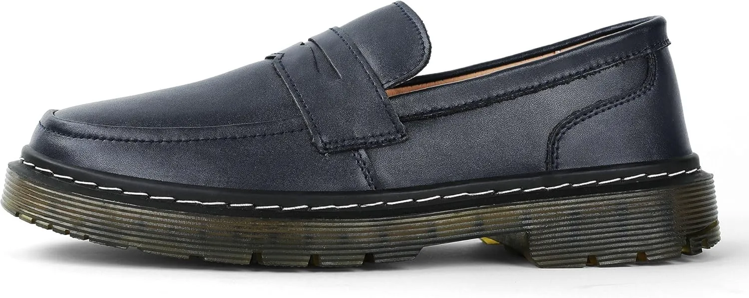 Men's Classic Penny Loafers Fashion Comfort Casual Slip-on Dress Shoes