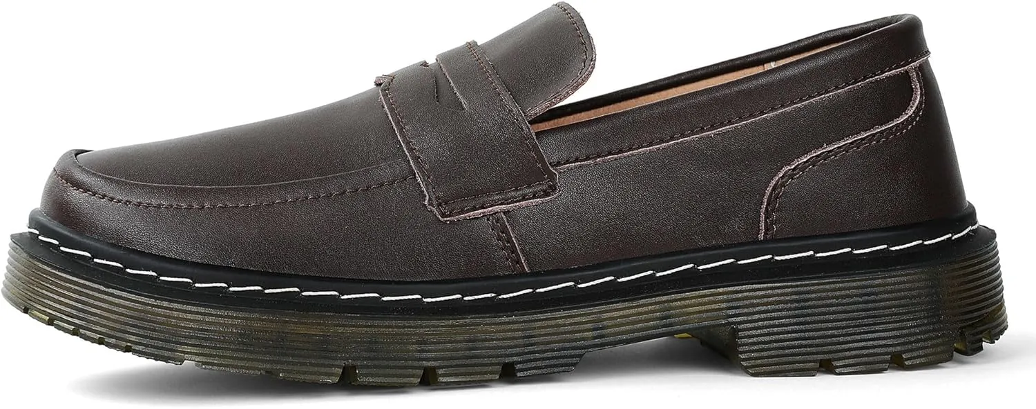 Men's Classic Penny Loafers Fashion Comfort Casual Slip-on Dress Shoes