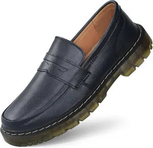 Men's Classic Penny Loafers Fashion Comfort Casual Slip-on Dress Shoes