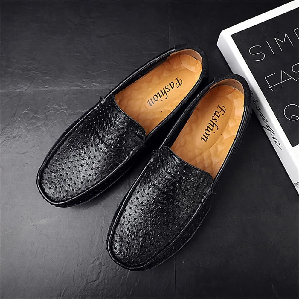 Men's Classic Penny Loafers Office Casual Slip on Loafers Men's Soft and Breathable Driving Shoes