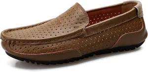 Men's Classic Penny Loafers Office Casual Slip on Loafers Men's Soft and Breathable Driving Shoes