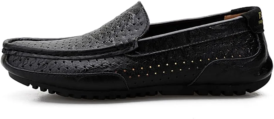 Men's Classic Penny Loafers Office Casual Slip on Loafers Men's Soft and Breathable Driving Shoes