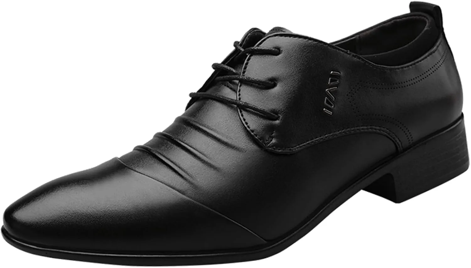 Men's Dress Shoes Classic Pointed-Toe Oxfords Shoes Lace Up Wedding Shoes Business Formal Modern Loafers Shoes
