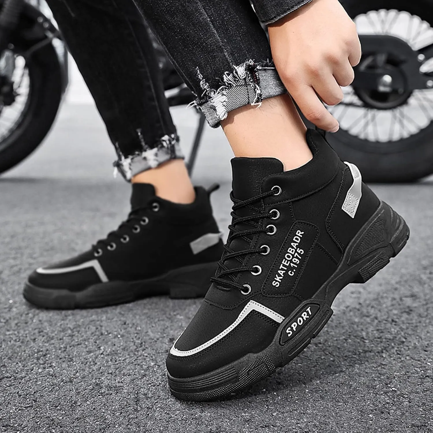 Men's Fashion Sneakers Mens Tennis Shoes Shoe for Men Slip on Shoe for Men Sport Mesh Sneaker
