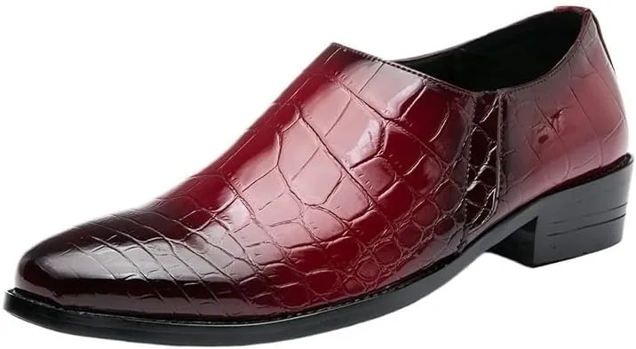 Men's Italian Handmade Leather Loafers, Casual & Dress Shoes, Genuine Leather Slip-On Office Shoes, Fashionable Gents' Footwear