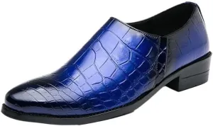 Men's Italian Handmade Leather Loafers, Casual & Dress Shoes, Genuine Leather Slip-On Office Shoes, Fashionable Gents' Footwear