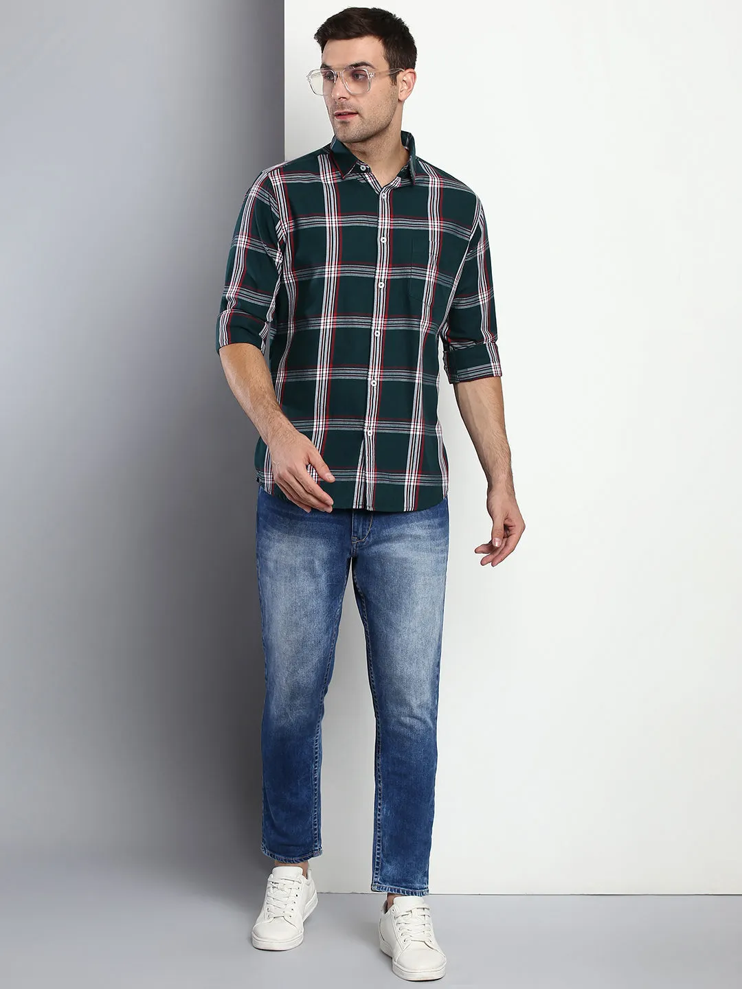 Men's Jackie Shirt (Bottle Green)