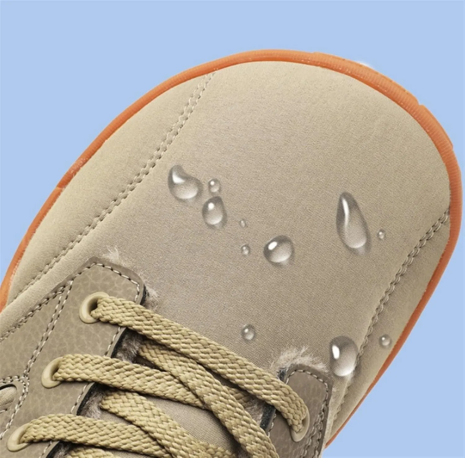 Men's Lace Up Hiking Shoes Barefoot Shoes Winter Wide Toe Barefoot Hiking Shoes Boots Non-Slip Waterproof Outdoor Running Boots Sneakers Ankle Boots For Men