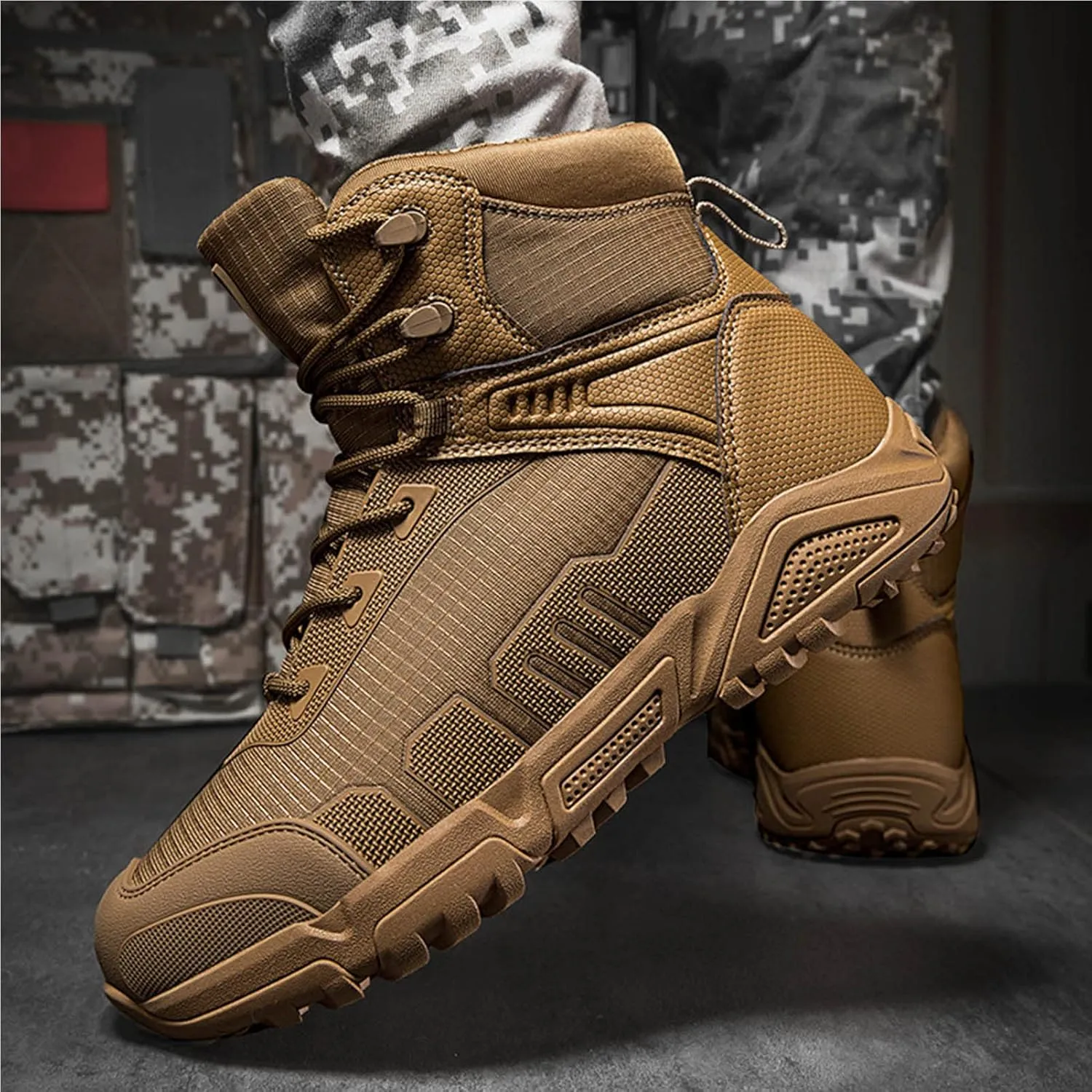 Men's Lightweight Hiking Boots Hunting Boots Work Boots Military Tactical Boots Motorcycle Combat Boots