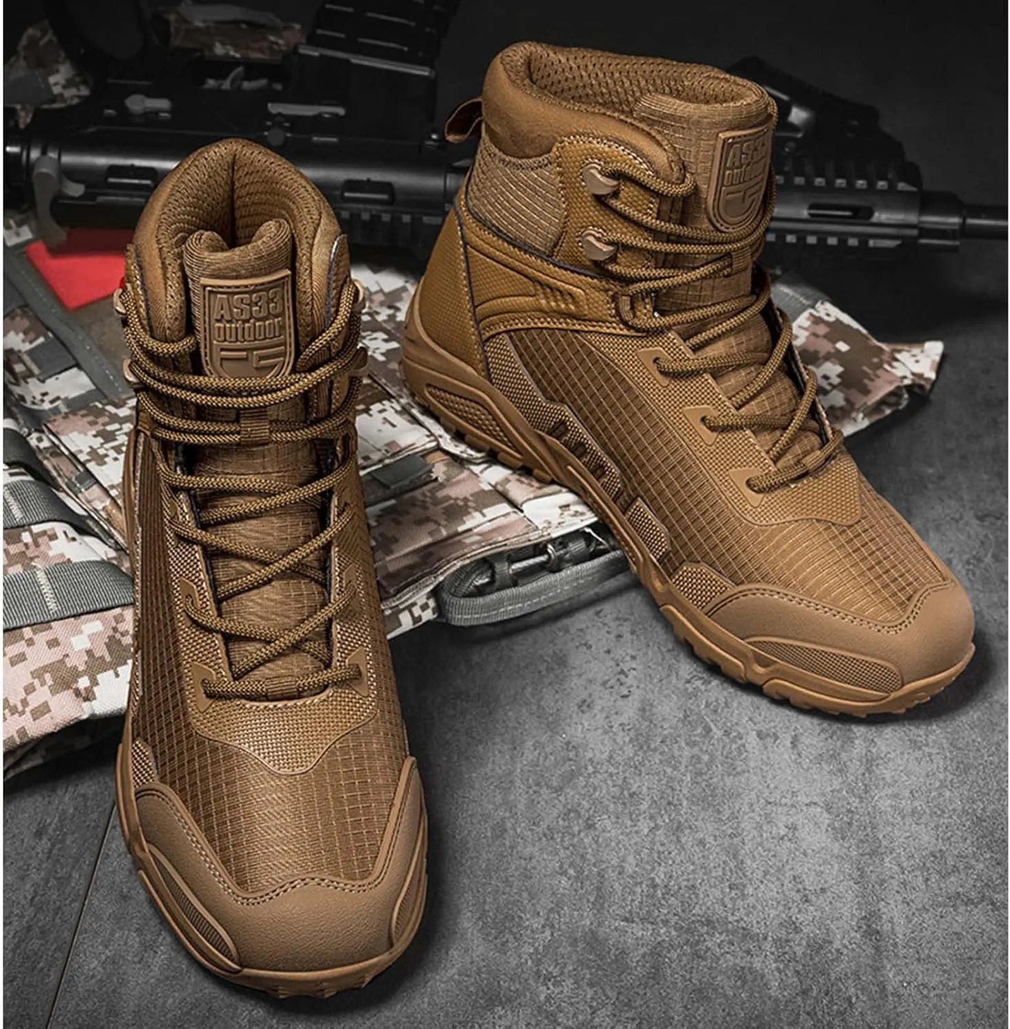 Men's Lightweight Hiking Boots Hunting Boots Work Boots Military Tactical Boots Motorcycle Combat Boots