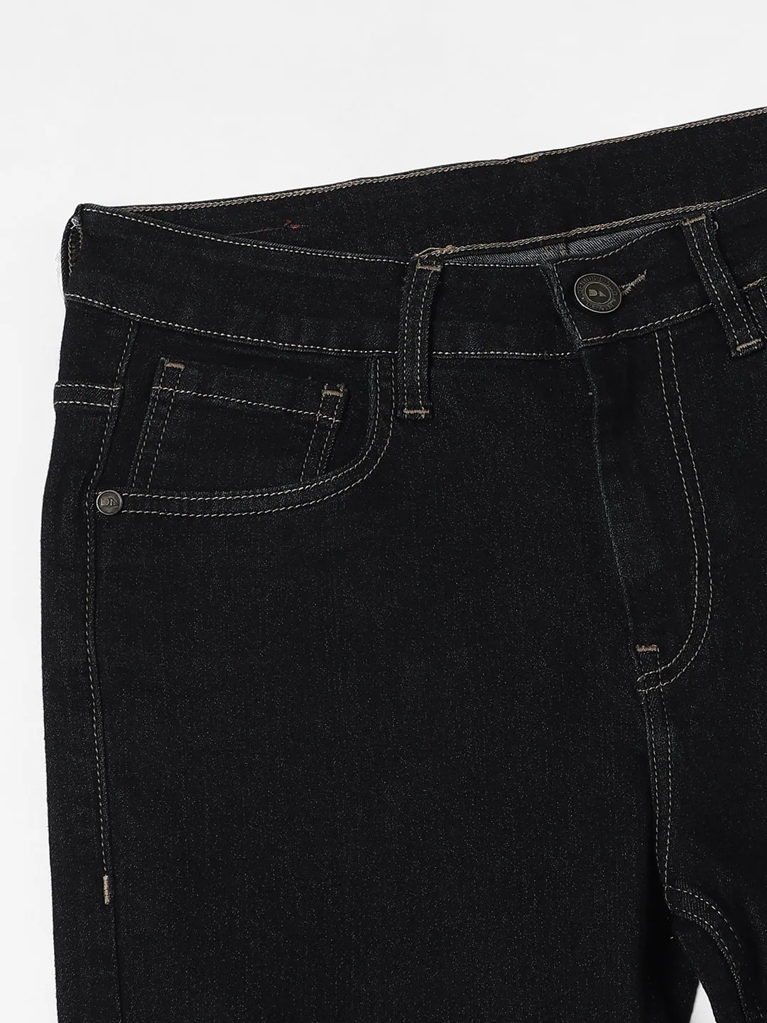 Men's Slim Fit Rinse Indigo Stretchable Jeans