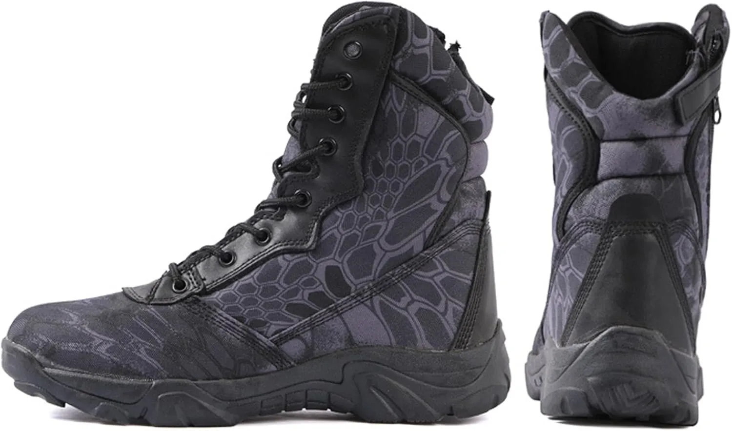 Men's Tactical Boots Lightweight Hiking Boots Water-resistant Military Army Boots Ankle Duty Hunting Boots