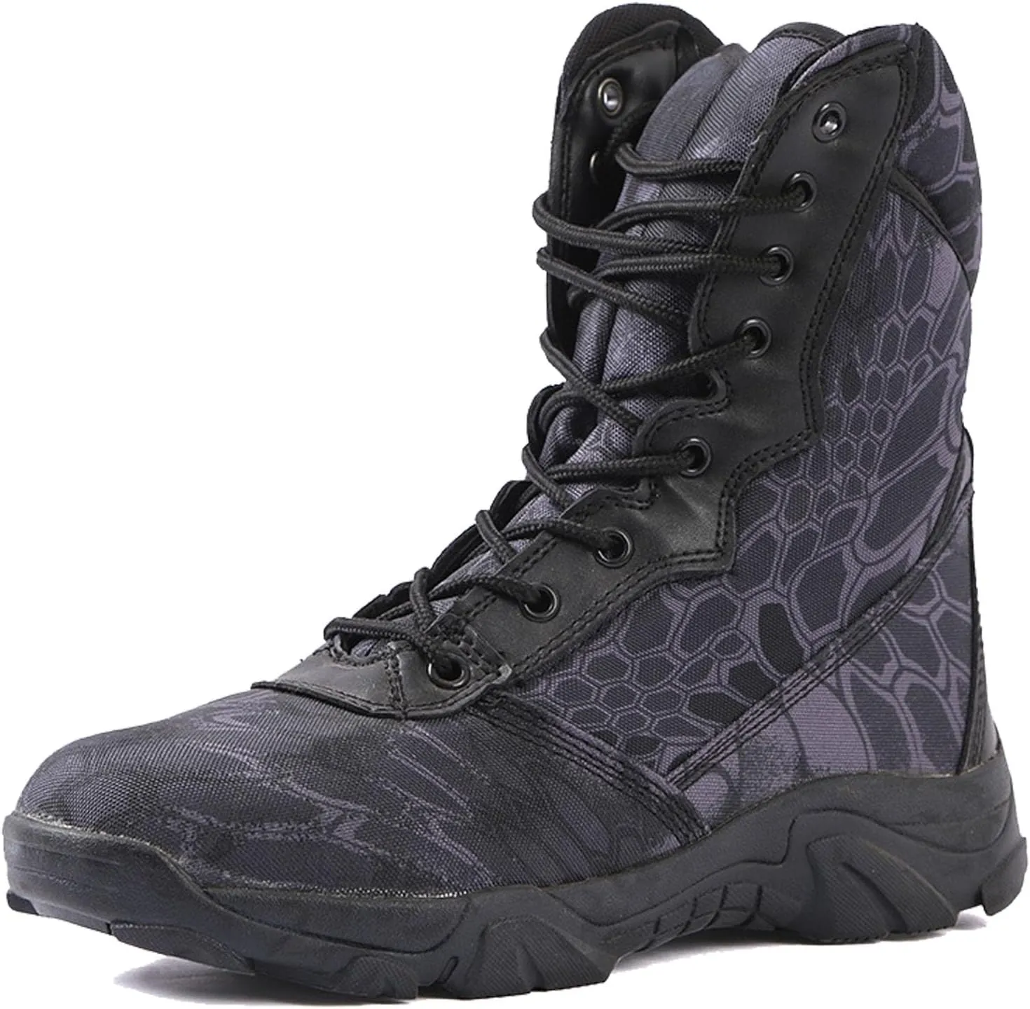 Men's Tactical Boots Lightweight Hiking Boots Water-resistant Military Army Boots Ankle Duty Hunting Boots