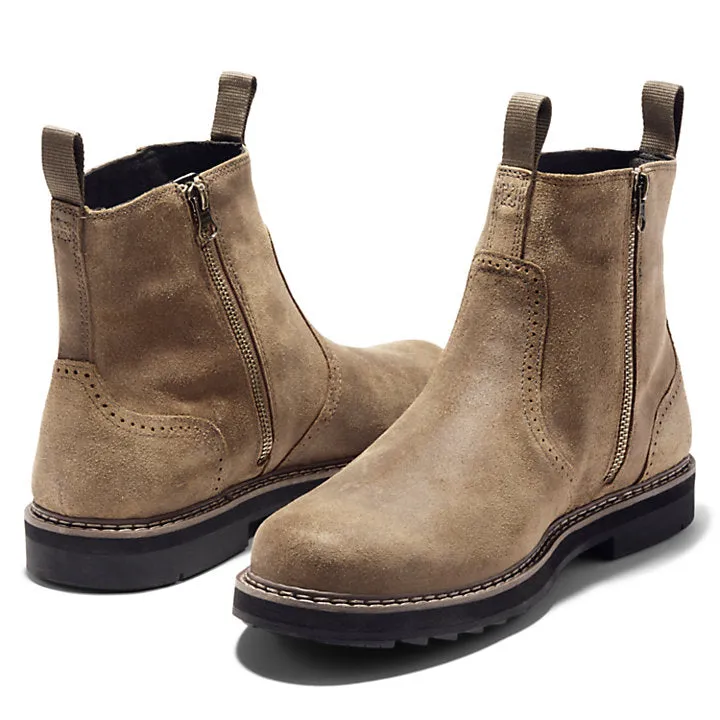 Men's Timberland Squall Canyon Waterproof Chelsea Boots Olive Leather