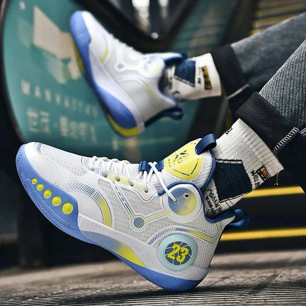 Men's Training Basketball Shoes Mandarin Duck Breathable Practical Basketball Shoes Sports Shoes