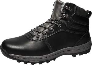 Men's Work Boots with Zipper Hiking Sneakers Warm Ankle Safety Toe Shoes for Women Insulated Waterproof Platform Shoes Work Hike Grounded Footwear
