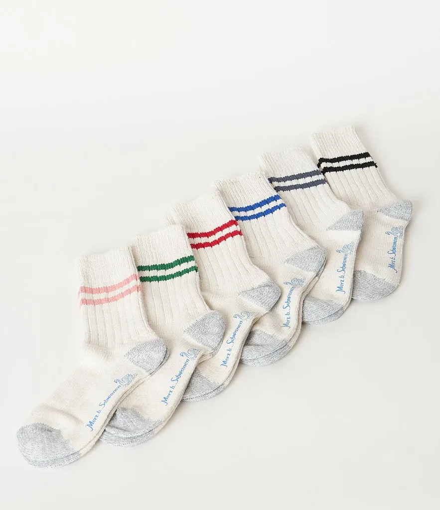 MERZ B. SCHWANEN RECYCLED COTTON SOCKS - 3 COLORS