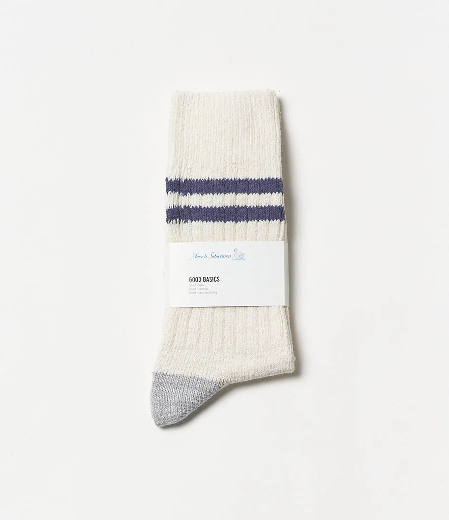 MERZ B. SCHWANEN RECYCLED COTTON SOCKS - 3 COLORS