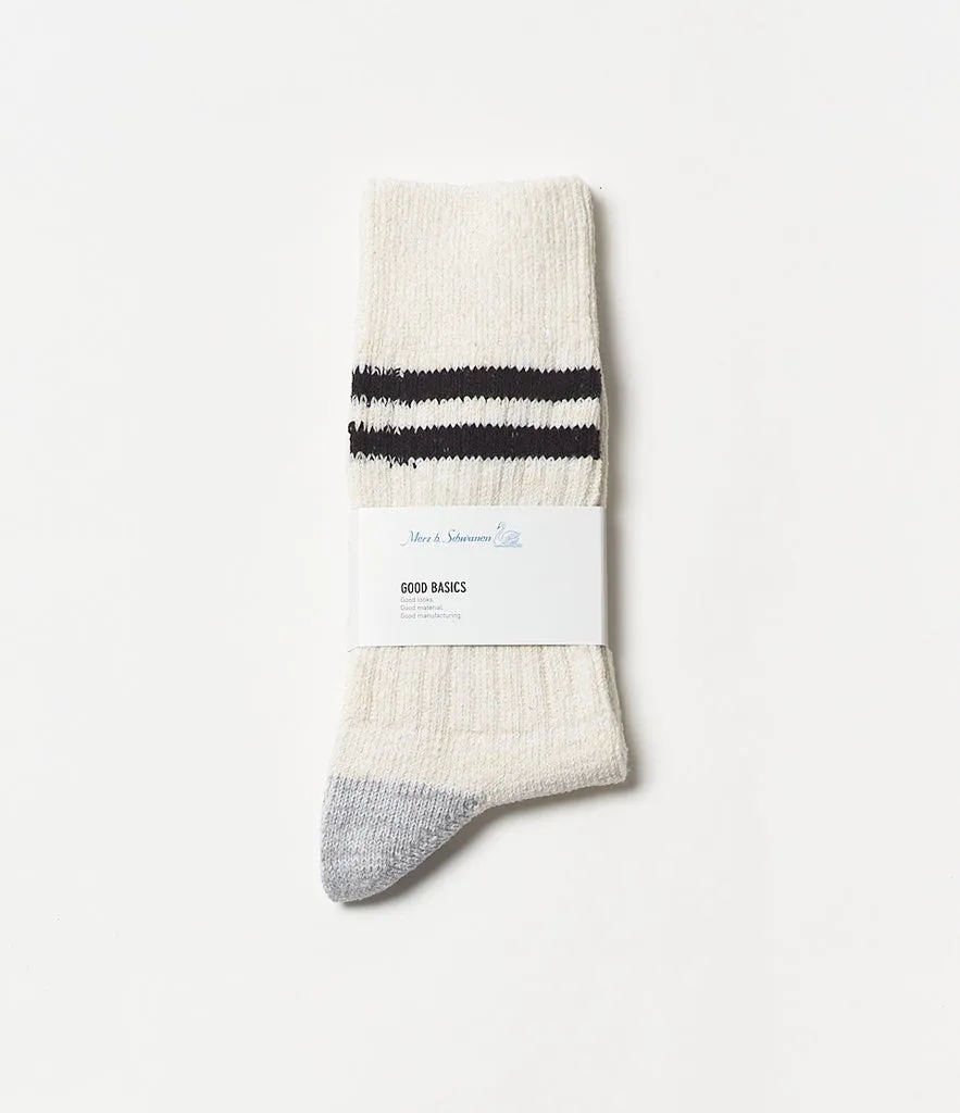 MERZ B. SCHWANEN RECYCLED COTTON SOCKS - 3 COLORS