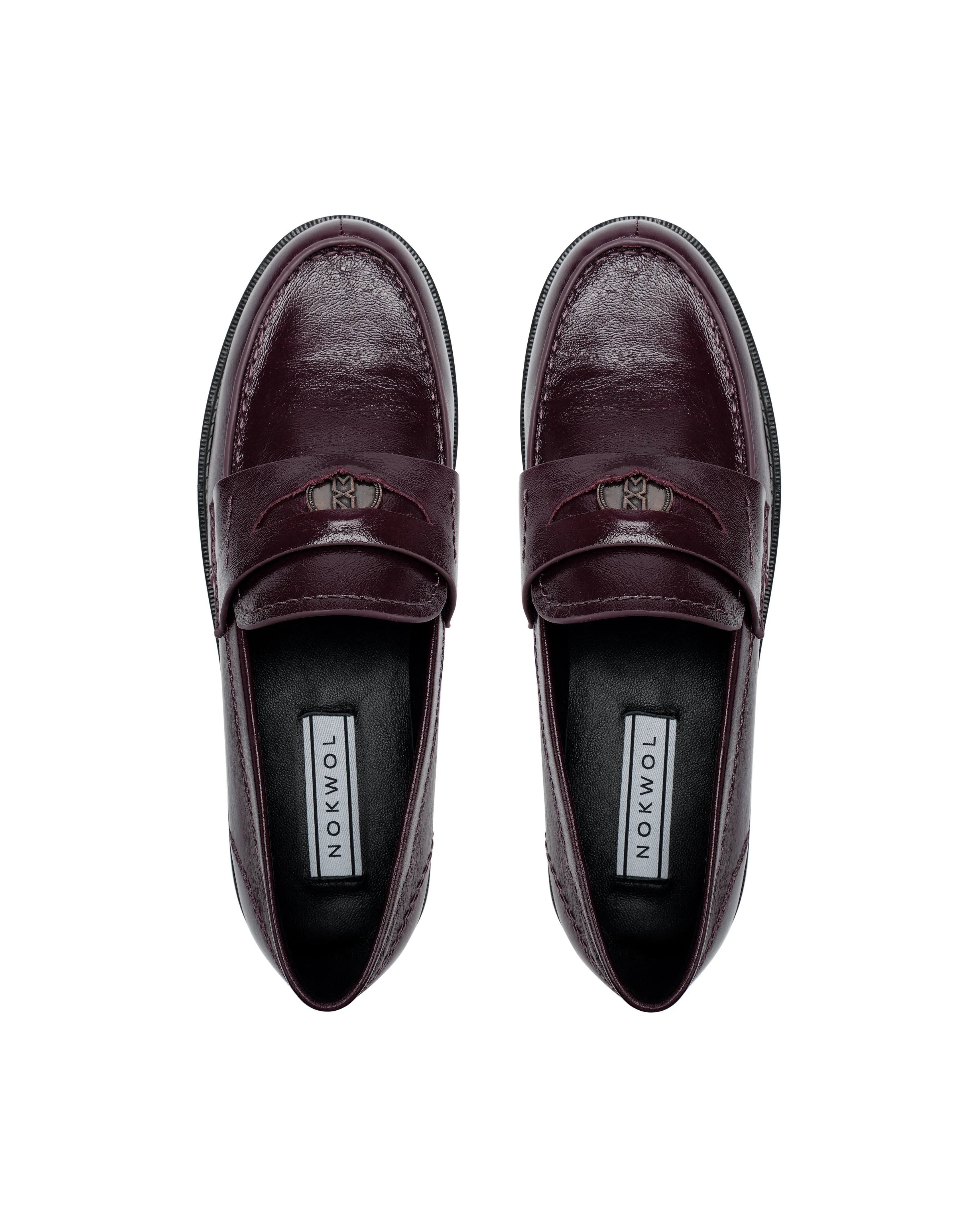 Moto Burgundy Leather