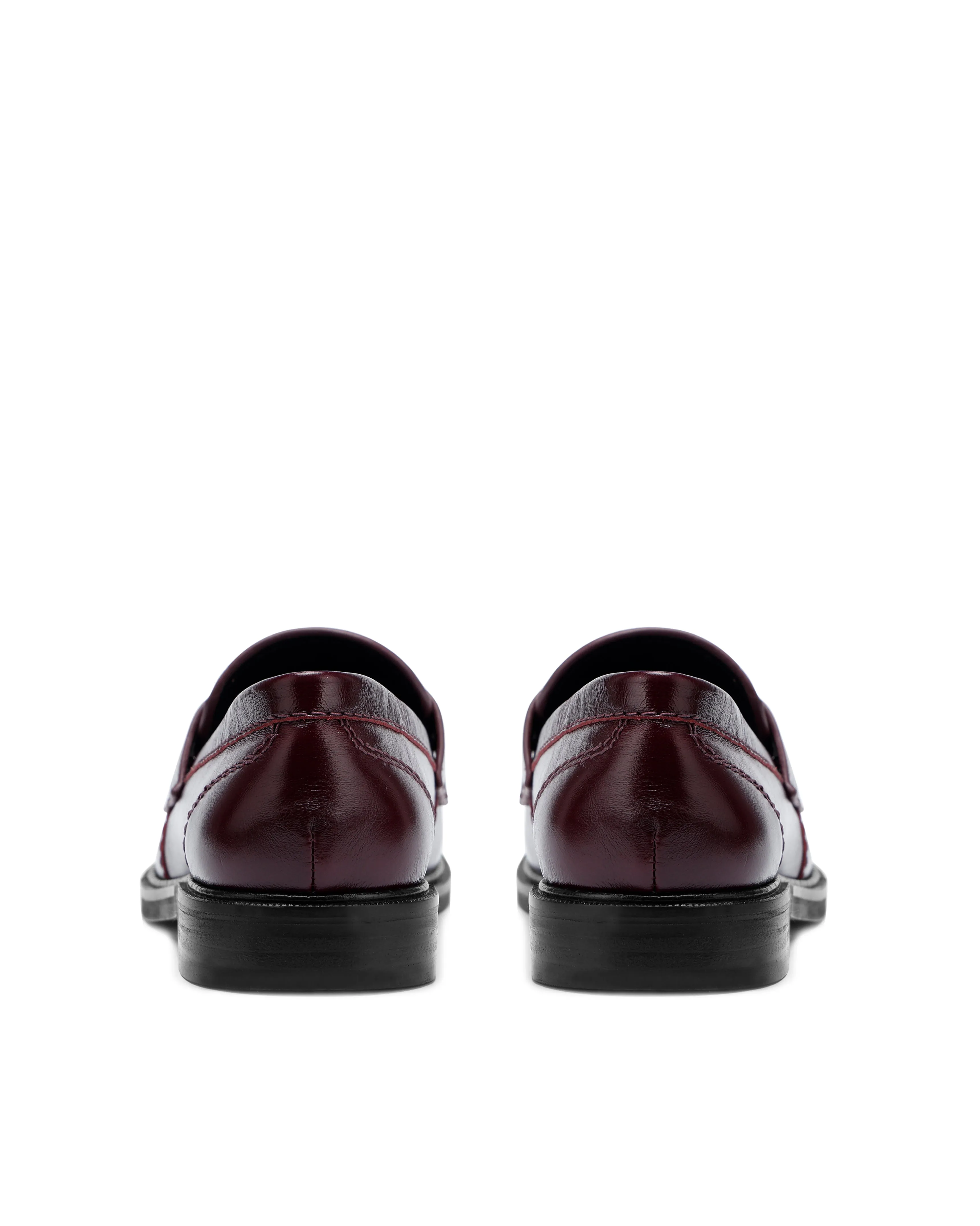 Moto Burgundy Leather