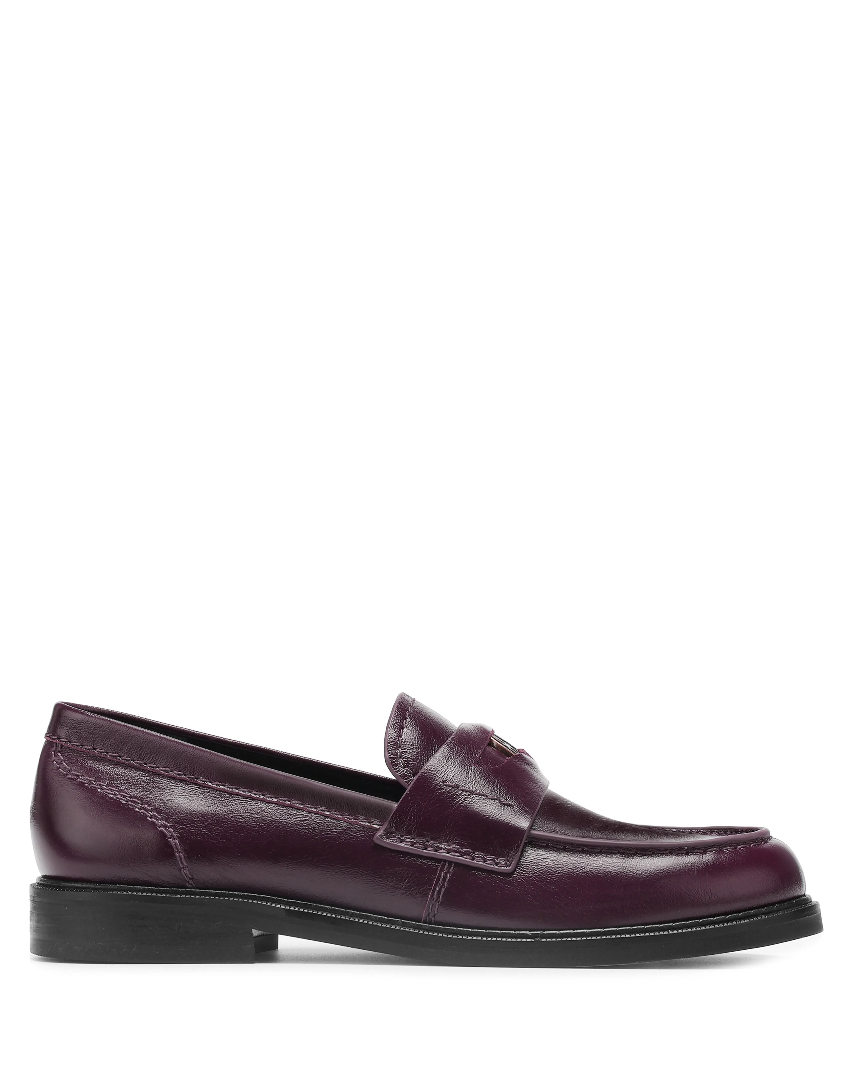 Moto Burgundy Leather