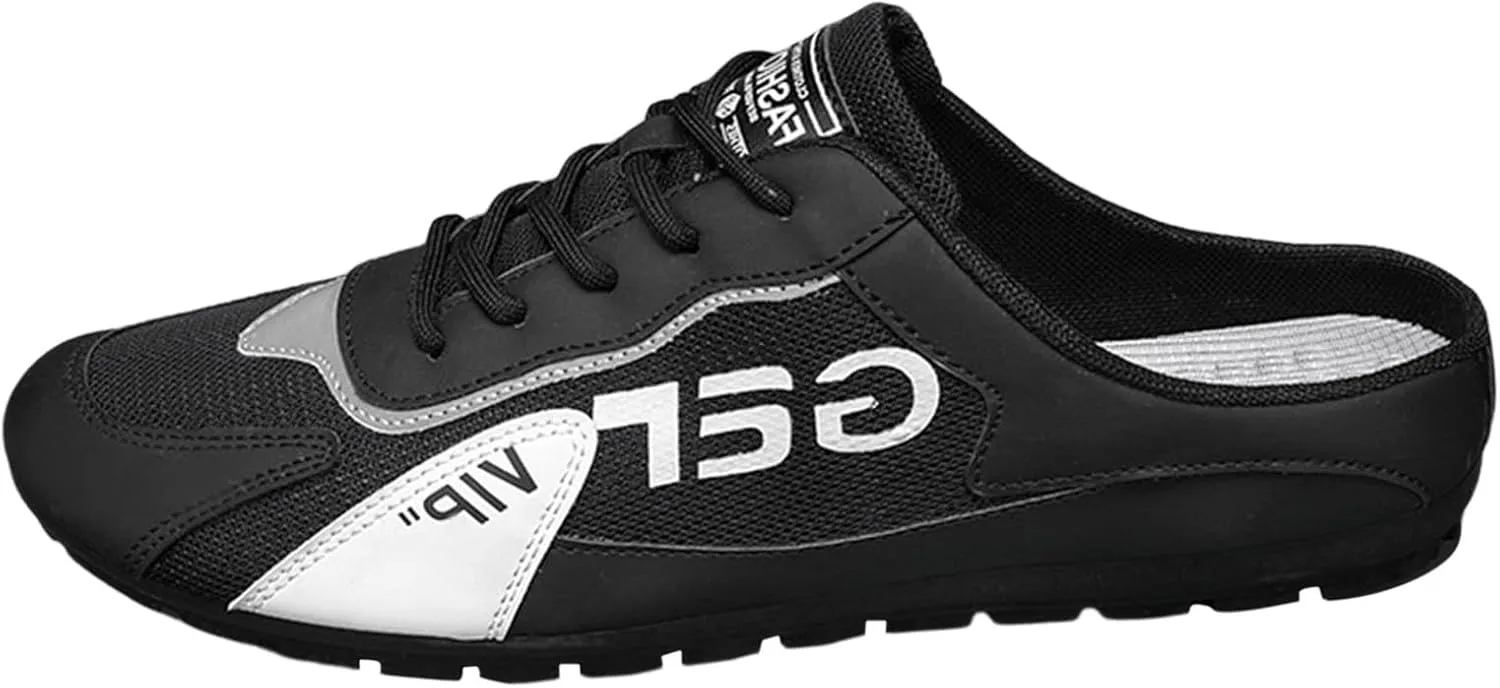 New Men's Trend Versatile Casual Shoes Lazy Man Half Slipperboard Male Dress Shoes Athletic