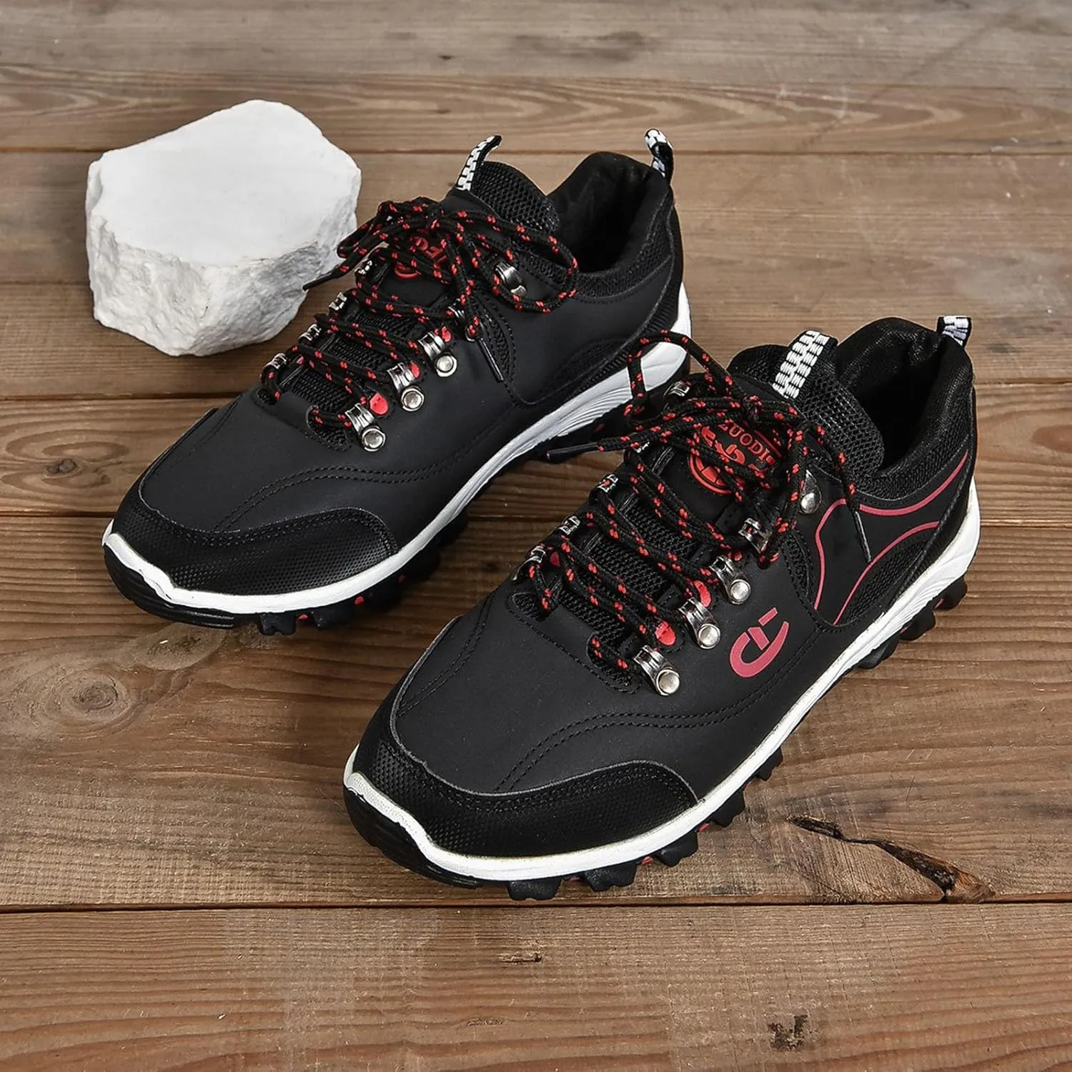 Non Slip Work Shoes for Men Walking Shoes Lightweight Breathable Slip On Running Shoes Workout Tennis Fashion Sneakers