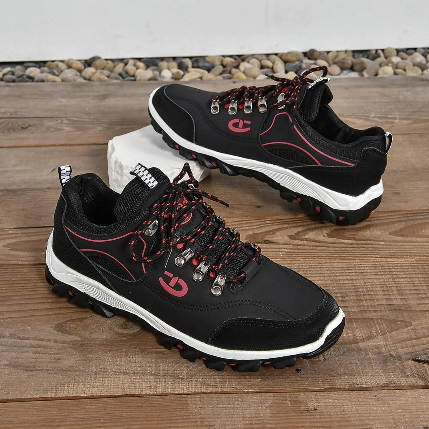 Non Slip Work Shoes for Men Walking Shoes Lightweight Breathable Slip On Running Shoes Workout Tennis Fashion Sneakers