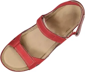 Orthopedic Sandals for Women, Arch Support Sandals Orthotic Walking Sandals Open Toe Sandals Ankle Strap Flat Sandals