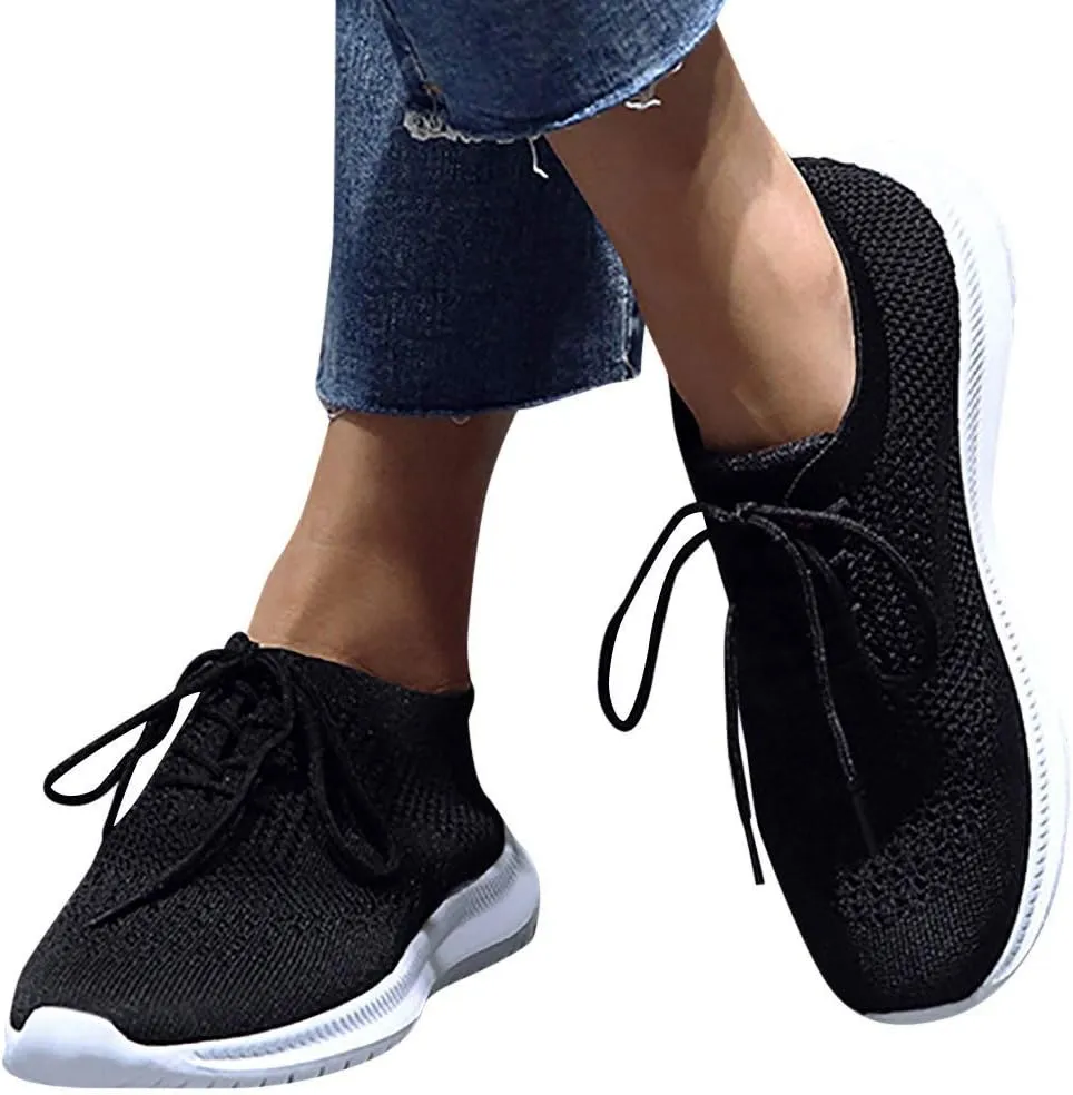 Orthopedic Shoes for Women Wide Width Slip On Zapatos para Mujer Comodos Y Elegantes Black Sneakers for Women Platform High Top Sneakers for Women Fashion Zapatos De Ejercicios para Mujer Gym