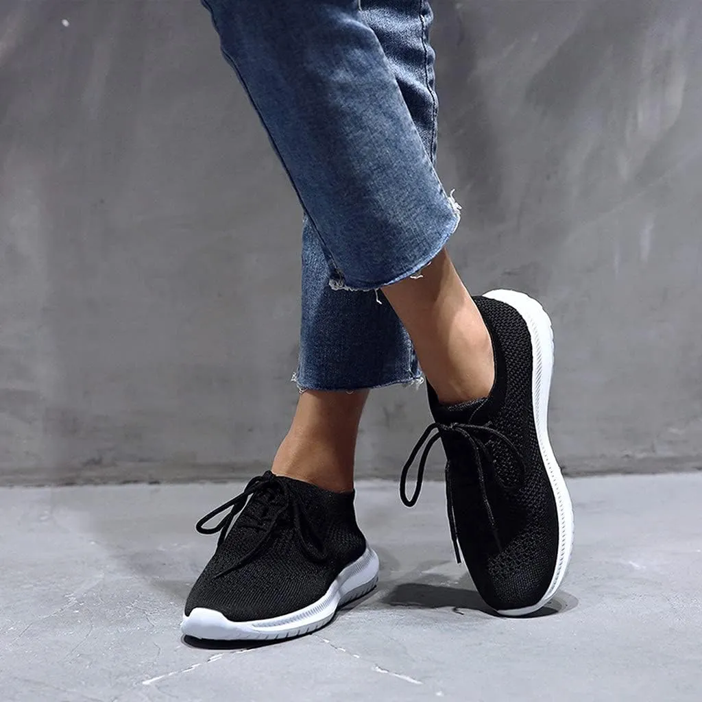 Orthopedic Shoes for Women Wide Width Slip On Zapatos para Mujer Comodos Y Elegantes Black Sneakers for Women Platform High Top Sneakers for Women Fashion Zapatos De Ejercicios para Mujer Gym