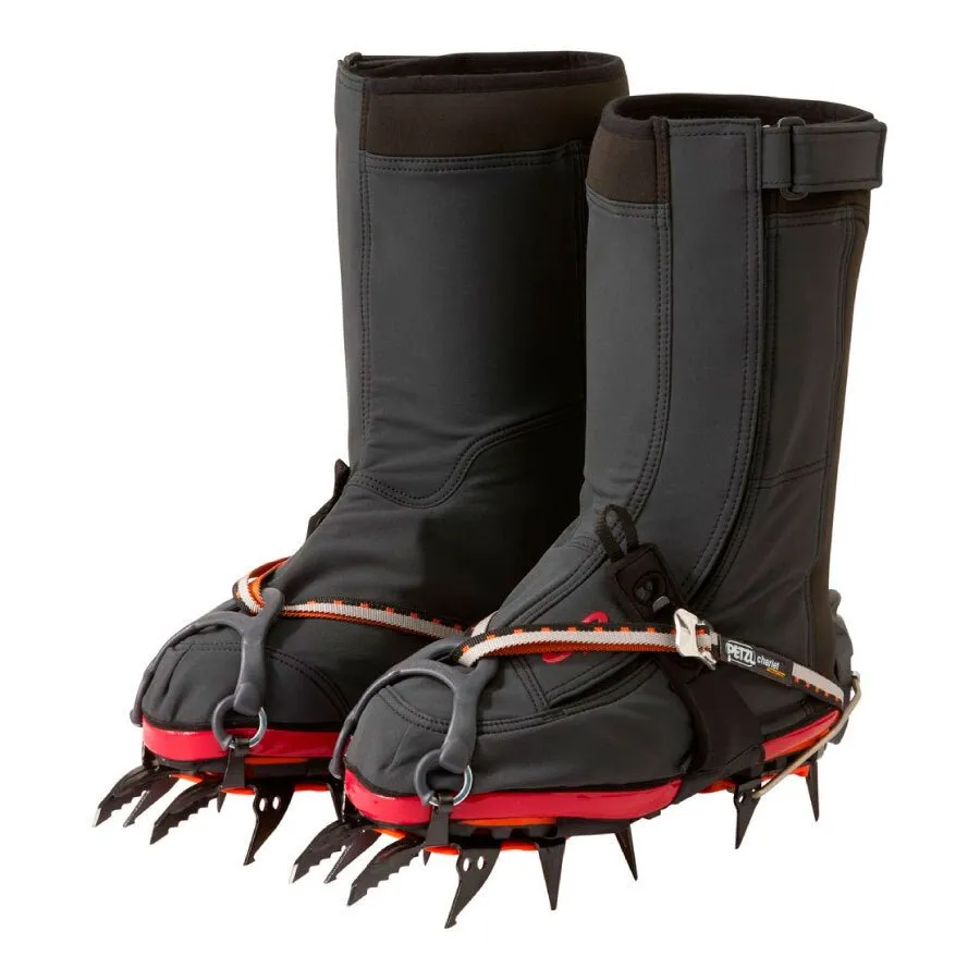 Outdoor Research X-Gaiters Shoe Gaiters - Black/Chili