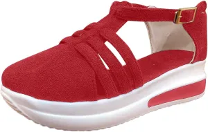 platform sandals women Orthopedic Sandals for Women Fashion,Womens Walking Sandals with Arch Support Anti-Slip Comfortable Casual Flip Flops