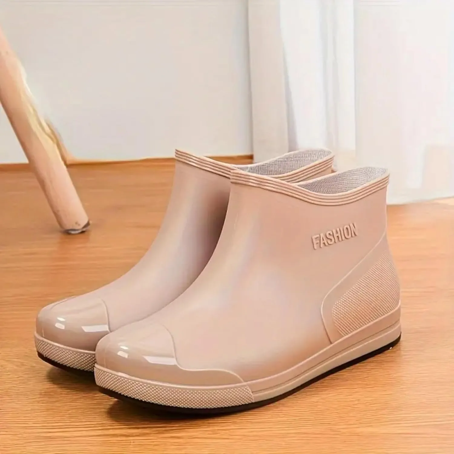 Rain Boots for Women Waterproof Ankle Wellies Rain Boots Garden Shoes Outdoor Work Boot for Hunting Gardening Farming