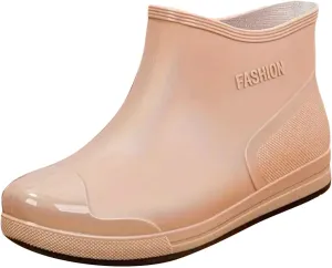 Rain Boots for Women Waterproof Ankle Wellies Rain Boots Garden Shoes Outdoor Work Boot for Hunting Gardening Farming