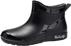 Rain Boots Women Knee High Booties Heels Barefoot Shoes Women's Mid Calf Rain Boots Waterproof Womens Winter Boots