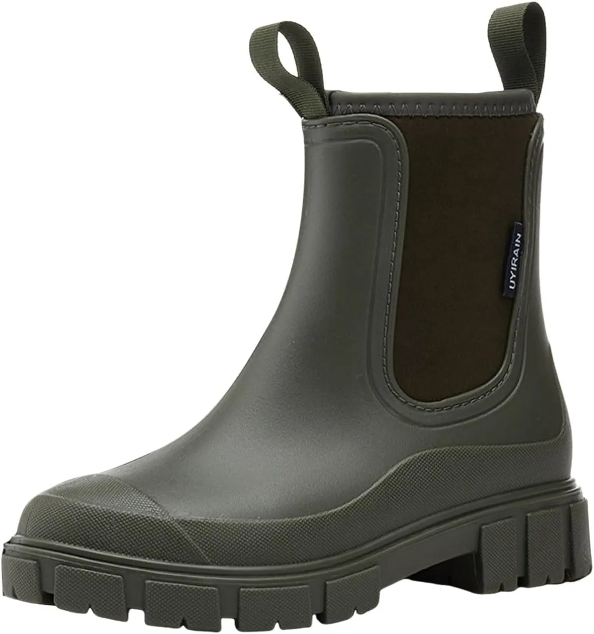 Rain Boots Womens Waterproof Mid Calf Rain Boots Garden Shoes Outdoor Winter Warm Shoes for Hunting Gardening Farming