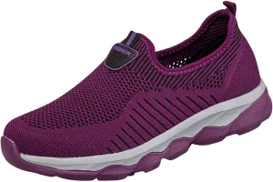 Running Sneakers for Women Slip On Athletic Walking Shoes for Women Non Slip Comfortable Breathable Sports Shoes