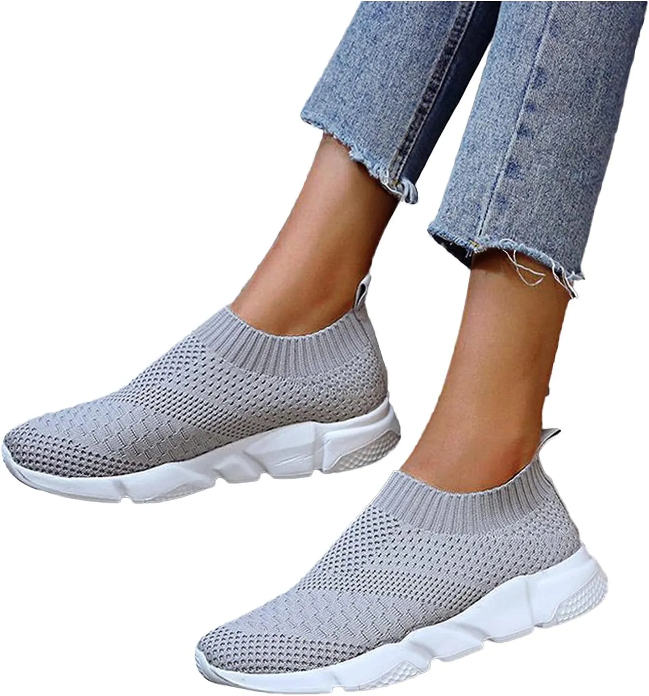SBGMoSJ Trendy High Top Sneakers for Women 2023 Winter Walking Shoes for Women Non Slip Black Sneakers for Women Dressy Platform Sneakers for Women Cute Black Shoes for Women