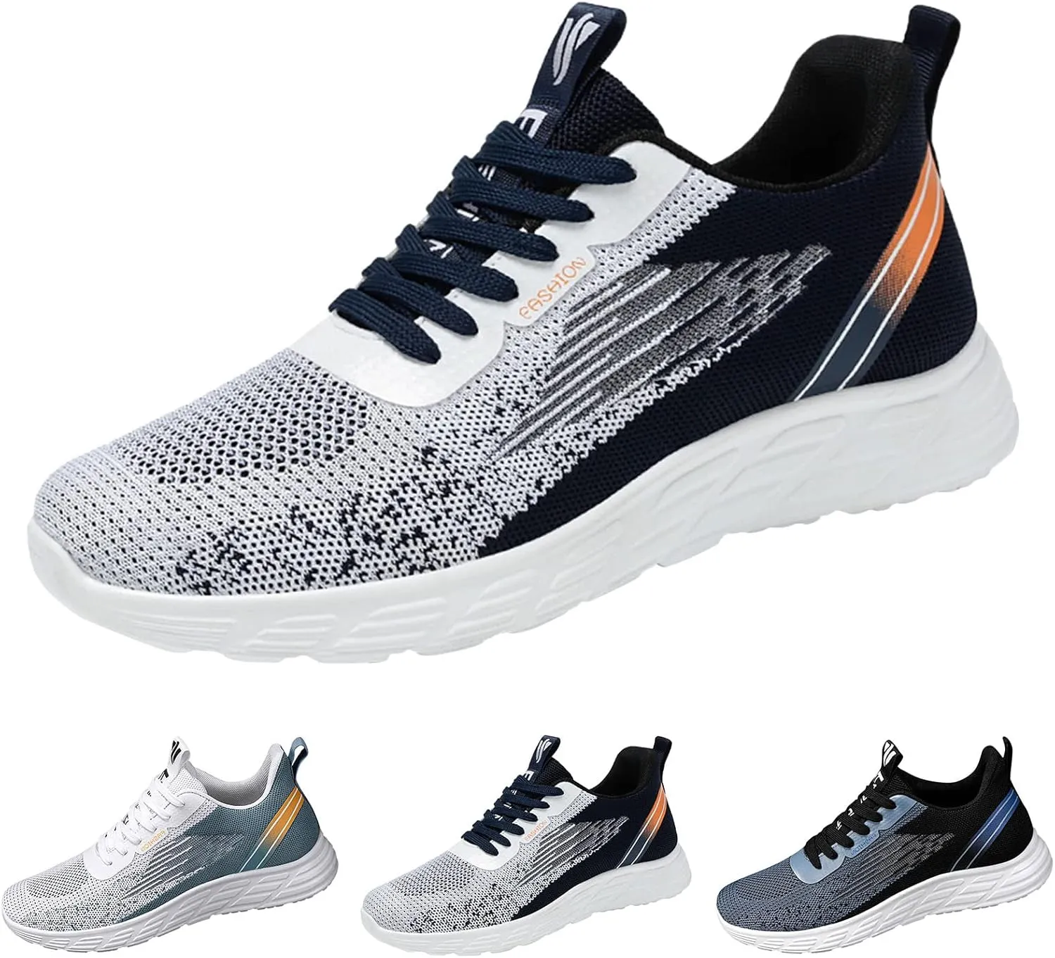 Shoe Made with Natural Materials Fashion Spring and Summer Men Sports Shoes Flat Soft Bottom Non Slip Mesh Breathable