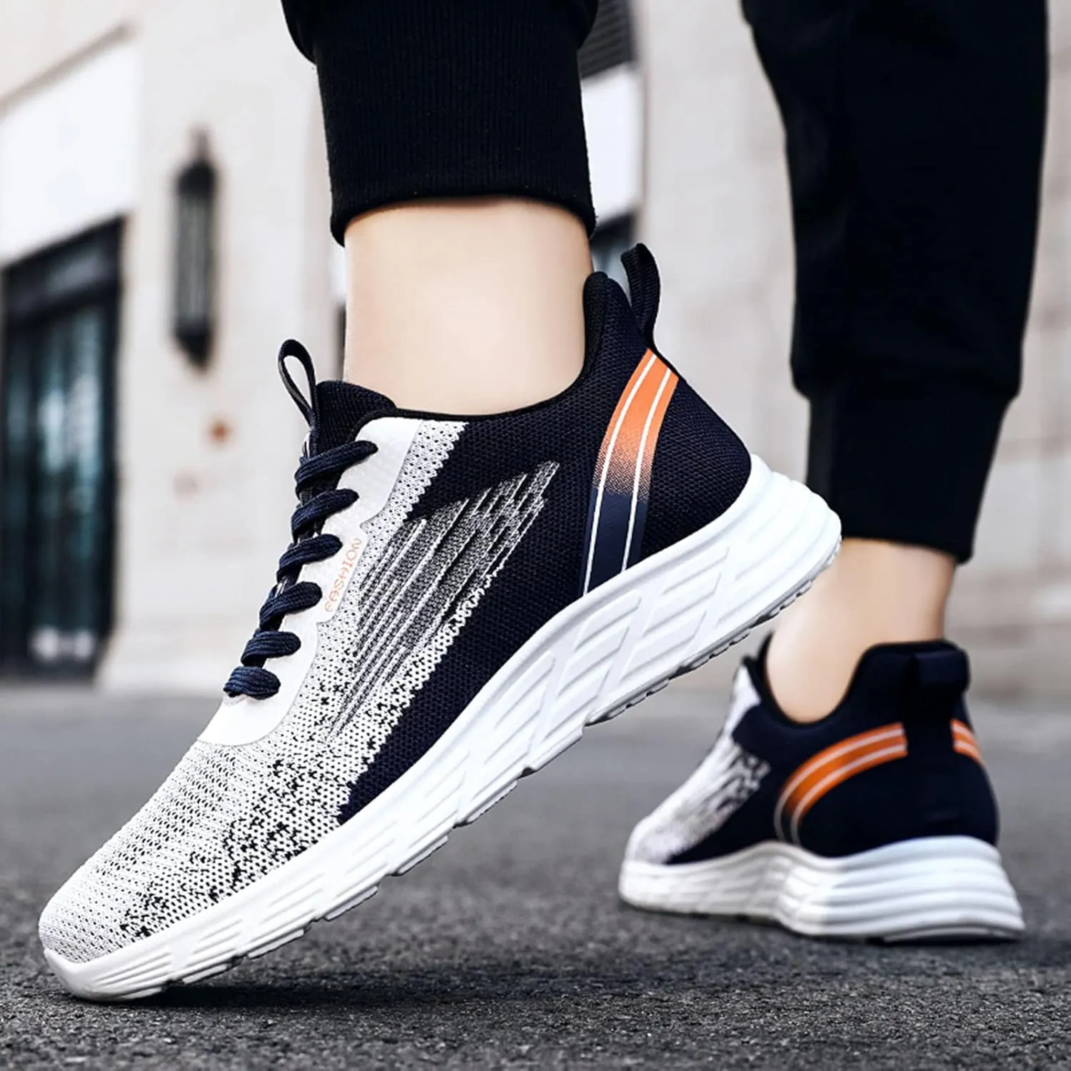 Shoe Made with Natural Materials Fashion Spring and Summer Men Sports Shoes Flat Soft Bottom Non Slip Mesh Breathable