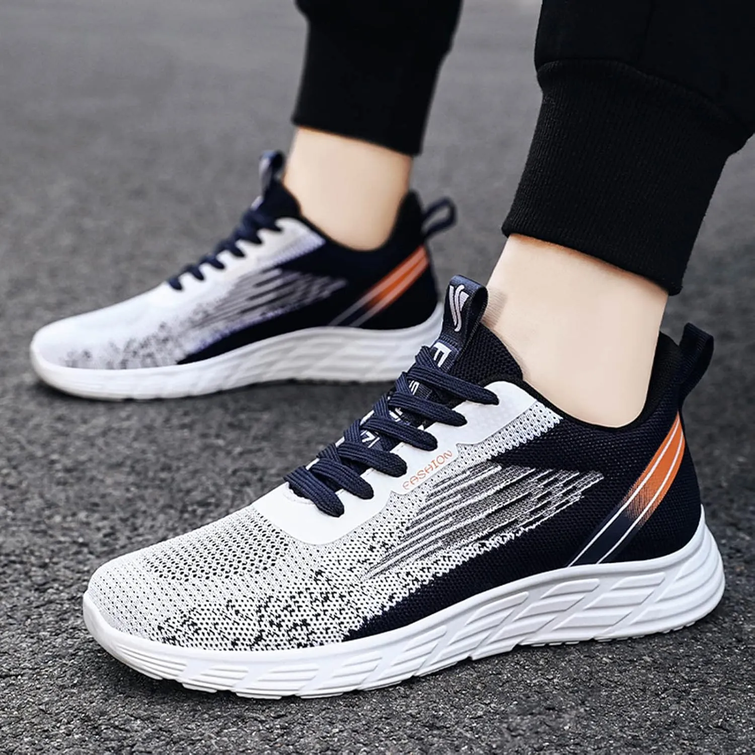 Shoe Made with Natural Materials Fashion Spring and Summer Men Sports Shoes Flat Soft Bottom Non Slip Mesh Breathable
