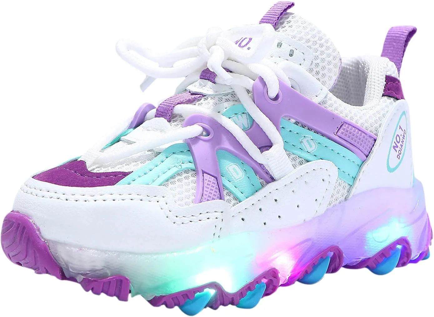 Shoes for Kids,Kids Baby Boys Girls Led Light Sport Shoes Children Mesh Luminous Running Sneakers Shoes 1-7 Years