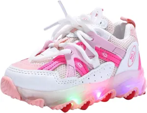 Shoes for Kids,Kids Baby Boys Girls Led Light Sport Shoes Children Mesh Luminous Running Sneakers Shoes 1-7 Years